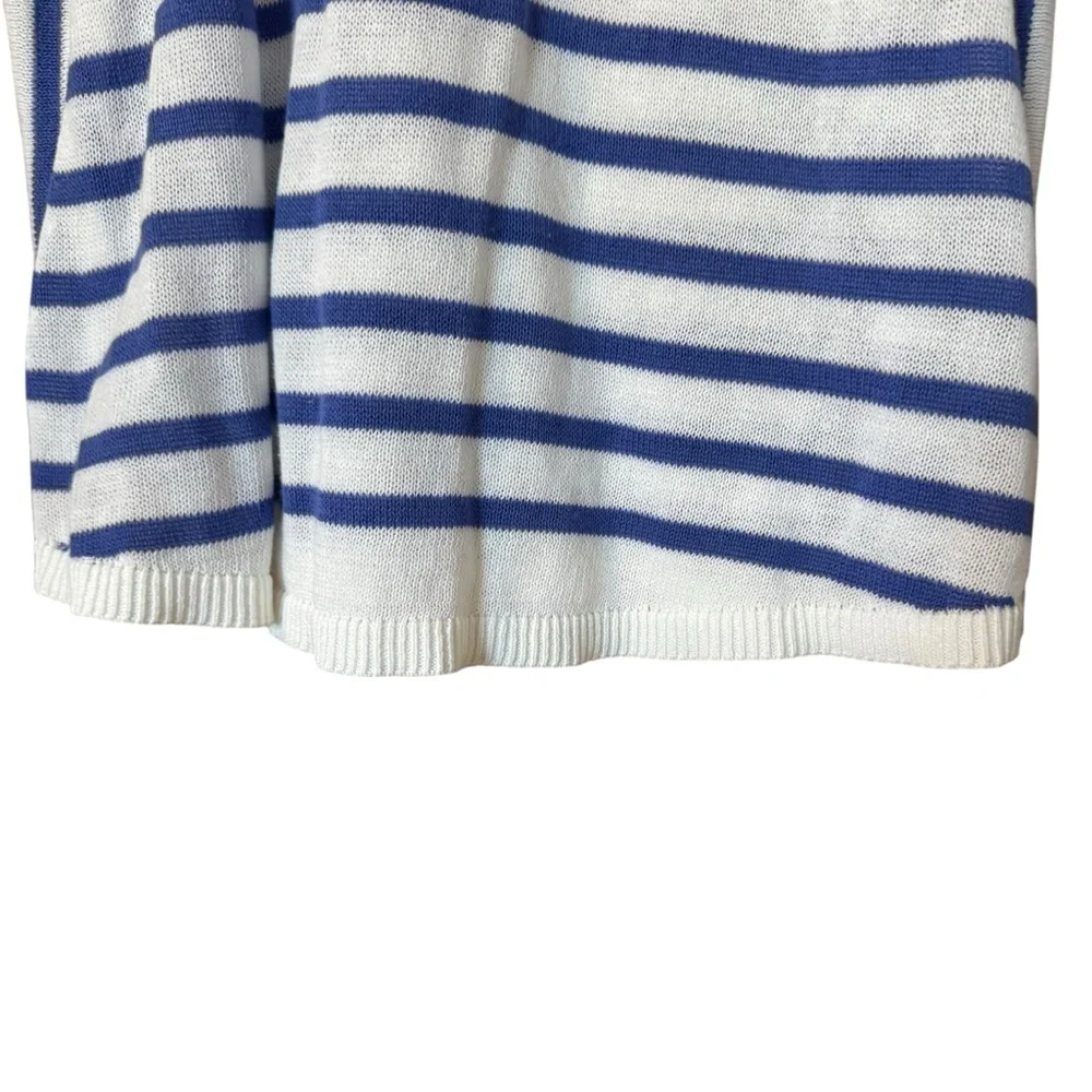 Lilly Pulitzer Stasia Sweater in Iris Blue Serene Stripe‎ Medium